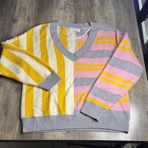 NAADAM Multicolor Striped 100% Cashmere Sweater